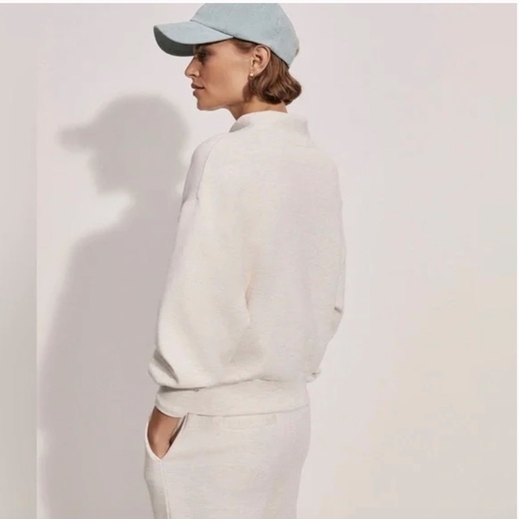 Varley Davidson DoubleSoft™ Sweatshirt – Ivory Marl – Size M – NWT - Picture 5 of 14